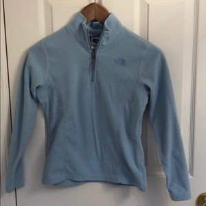 Girls Blue North Face Pullover